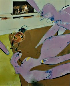 Stacy and Laura with Ringlet butterfly. Dancers